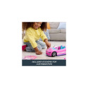 Hot Wheels RC Barbie Convertible, Battery-Powered Remote-Control Toy Car, Fits 2 Barbie Dolls