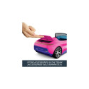 Hot Wheels RC Barbie Convertible, Battery-Powered Remote-Control Toy Car, Fits 2 Barbie Dolls