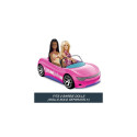 Hot Wheels RC Barbie Convertible, Battery-Powered Remote-Control Toy Car, Fits 2 Barbie Dolls