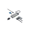 Green Cell HUBGC01 interface hub USB Type-C 5000 Mbit/s Silver
