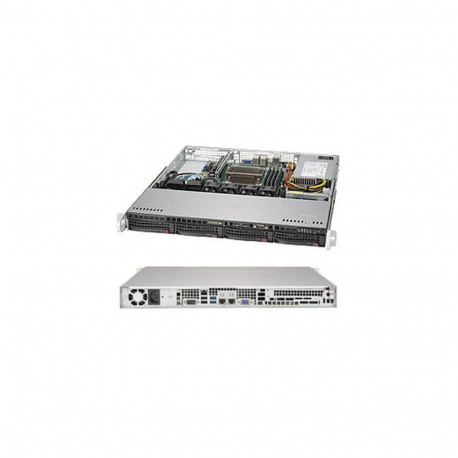 Supermicro SuperChassis 813MFTQC-350CB2 Rack Black 350 W