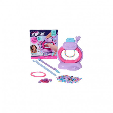 Cool Maker , Stack’d Heishi Studio Bracelet Making Kit with Easy Beading Pen &amp; over 1200 Bea