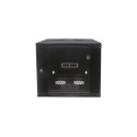 Intellinet 19&quot; Network Cabinet - Wall Mount (Double Section Hinged Swing Out), 12U, 600mm D