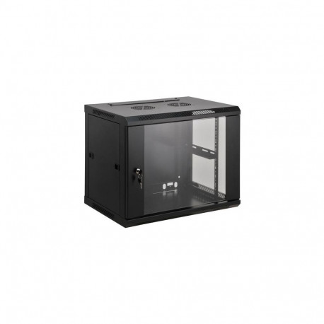 Intellinet 19" Network Cabinet - Wall Mount (Standard), 12U, 450mm Deep, Black, Assembled,