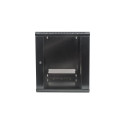 Intellinet 19" Network Cabinet - Wall Mount (Standard), 9U, 450mm Deep, Black, Flatpack, Ma
