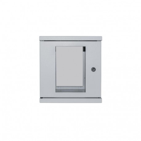Intellinet 10" Network Cabinet - Wall Mount (Standard), 6U, 300mm Deep, Grey, Assembled, Ma