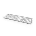 Hama KMW-700 keyboard Mouse included Home RF Wireless QWERTZ German Silver, White