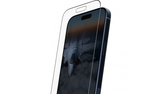 "PanzerGlass Stealth Screen Protector w. Black Frame iPhone 17 Pro Max | Ultra-Wide Fit w. Fastfit i