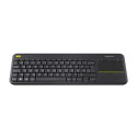 LOGITECH Wireless Touch Keyboard k400 plus black DE Layout