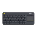 LOGITECH Wireless Touch Keyboard k400 plus black DE Layout
