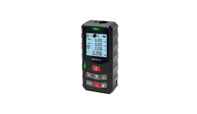 Laser distance meter with bubble level 120m