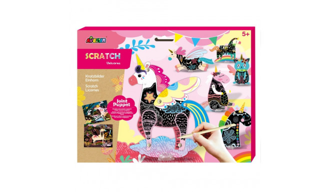 Scratch-off moving pictures - Unicorns