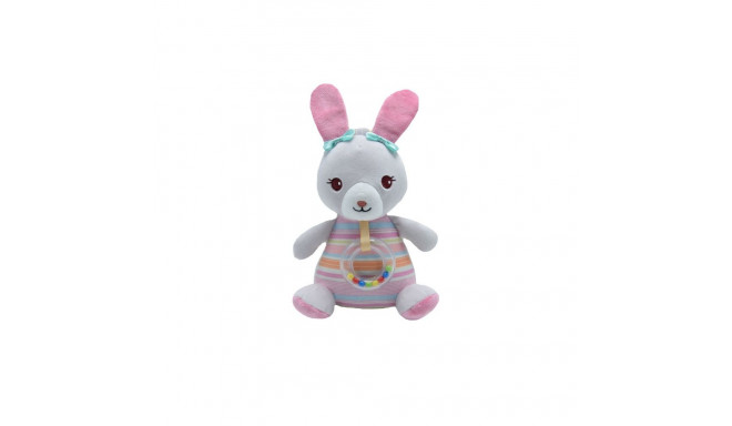 Roosa jänese mängutoos 20 cm