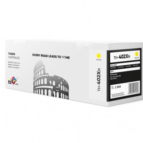 Compatible Yellow Toner Cartridge (TH-402XN) for HP Color LaserJet Pro M252 / M277 Series – 