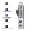 Surge protector 5 sockets 3m gray