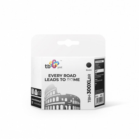 Ink for HP DJ F2420 Black remanufactured TBH-300XLBR