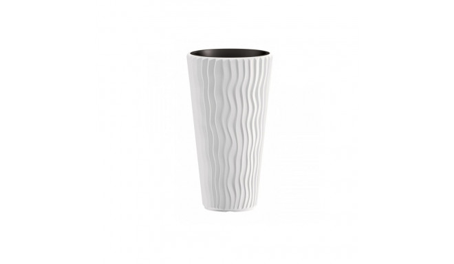Flower pot Sandy Slim d29.7x53.1cm white (with insert) DPSP300-S449