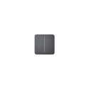 SMART SOLOBUTTON 2GANG/GRAPHITE 46016 AJAX 46016 (4823114022845)