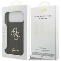 Guess Fixed Glitter Big 4G case for iPhone 17 Pro Max black
