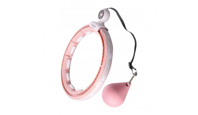 HMS Hula-Hop with weight and magnet + counter HHM15 pink