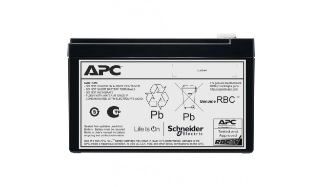 APC Wkład akumulatorowy, VRLA, 7 Ah, 12 V DC