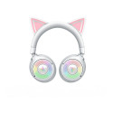 Razer Kraken Kitty V3 Pro bluetooth üle kõrva mikrofon juhtmevabad valged kõrvaklapid