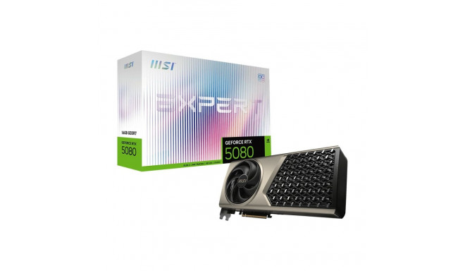 MSI GeForce RTX 5080 Expert OC 16GB GDDR7 DLSS4 graafikakaart