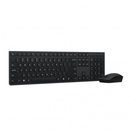 Lenovo Professional Wireless Rechargeable Combo Keyboard and Mouse | Keyboard and Mouse Set | Wirele