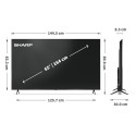 Sharp | 65HP5265E | 65 | Smart TV | Google TV | UHD | Black
