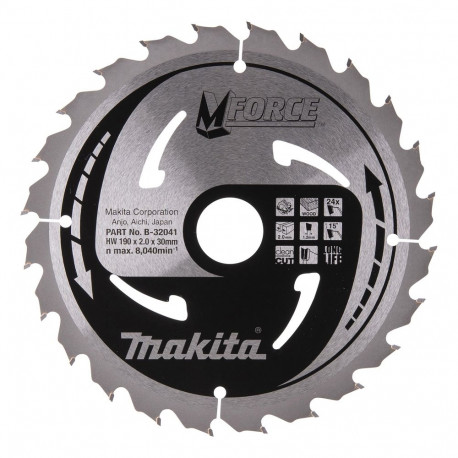 "puulõikeketas 190x30mm B-32041"