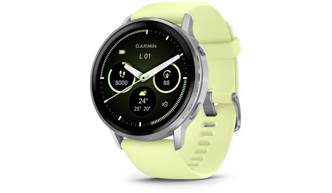 Garmin Venu 4 45mm, silver/citron