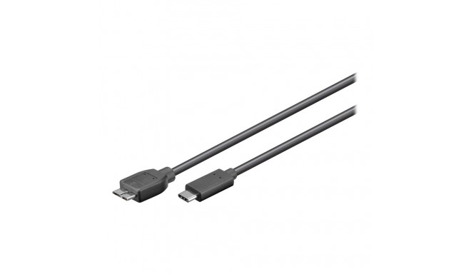 Goobay ümmargune kaabel USB-C–micro-B 3.0 kaabel 67995 micro-B 3.0 USB-C (isane)