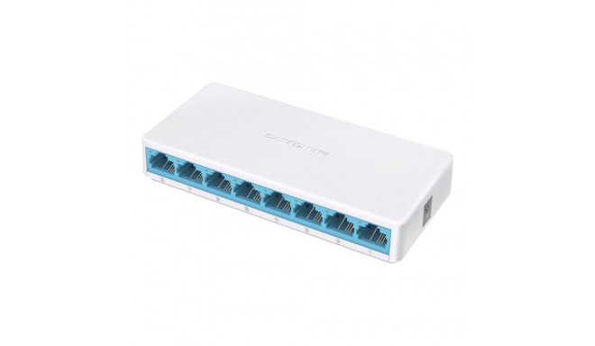 Mercusys | Switch | MS108 | Unmanaged | Desktop | 10/100 Mbps (RJ-45) ports quantity 8 | Power suppl