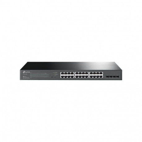 TP-LINK | JetStream 28-Port Gigabit Smart Switch | TL-SG2428P | Web Managed | Rackmountable | SFP po