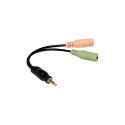 Logilink adapter 3,5mm (M) - 2x3,5mm (F) 0,15m
