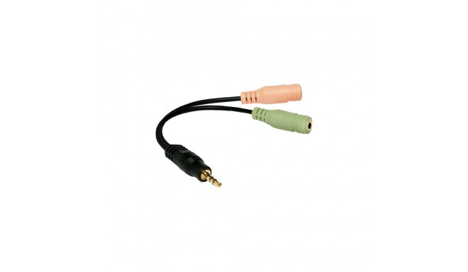 Logilink adapter 3,5mm (M) - 2x3,5mm (F) 0,15m
