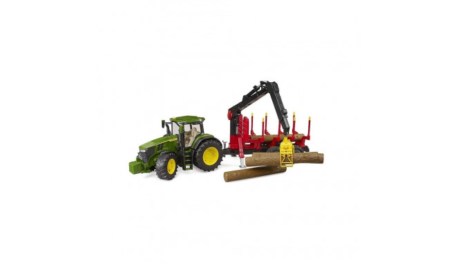 Bruder 03154 John Deere traktor metsahaagisega