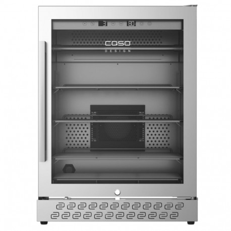 Caso kuivlaagerduskapiga kompressortehnoloogiaga DryAged Master 125 vabaltseisev roostevabast terase