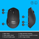 MOUSE USB OPTICAL WRL M330/SILENT P 910-004909 LOGITECH
