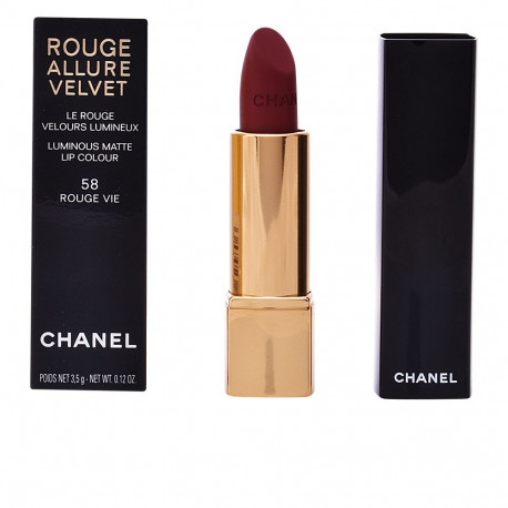 Chanel huulepulk Rouge Allure Velvet #58, rouge vie