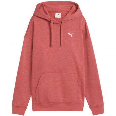 Bluza damska Puma ESS Relaxed Hoodie FL czerwona 684976 60 2XL