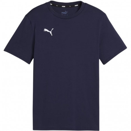 Koszulka dla dzieci Puma Team Goal Casuals Tee granatowa 658616 06 116cm