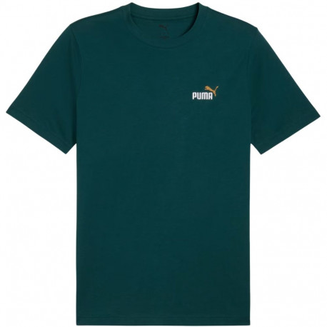Koszulka męska Puma Ess 2 Color Small No. 1 Logo Tee morska zieleń 684717 75 S
