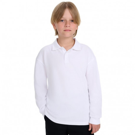 Koszulka dla chłopca longsleeve 4F M483 biała 4FJWAW25TLONM483 10S 134cm