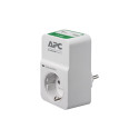 APC Essential SurgeArrest 1 pistikupesa 230V 2 USB-pordi laadija Saksamaa