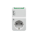 APC Essential SurgeArrest 1 pistikupesa 230V 2 USB-pordi laadija Saksamaa