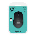 LOGITECH M330 SILENT PLUS juhtmevaba hiir 3 nuppu 2.4 GHz USB vastuvõtja must
