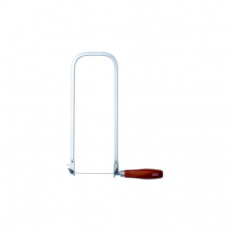 Bahco fret saw  with Wooden handle, 130mm, Max cutting depth 300mm