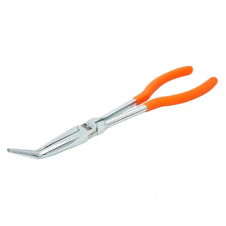 Snipe nose pliers long, bent tip, 35° 270mm