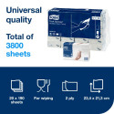 2-ply sheet towel TORK Xpress Multifold Z-fold Universal H2 23.4x21.3cm 190 sheets (471146)